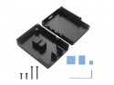 Behuizing / Case Raspberry Pi 4B Aluminium Rugged Zwart